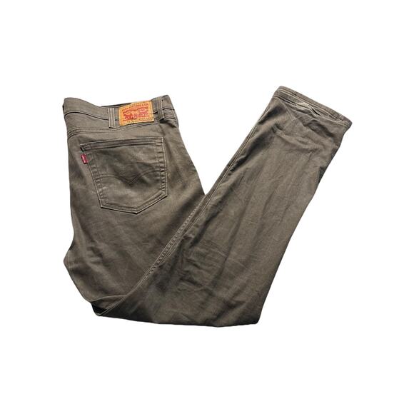 Levis 511 Men’s Jeans 40x32 Green Slim Straight Distressed Denim Vintage (245) - Picture 1 of 7